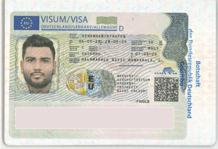 Galanadale's approved visa