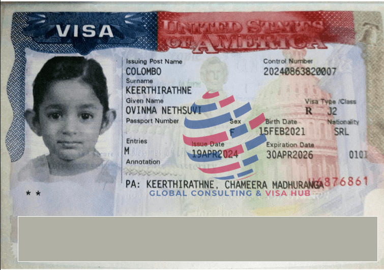 Ovinma Methsuvi's approved visa